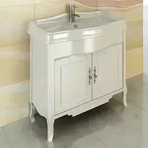 Тумба с раковиной Comforty с и столешницей Версаль 90 слоновая кость (3130383)