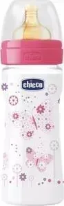 Бутылочка CHICCO Well-Being Girl 2 месяцев+, 250 мл, 310205119