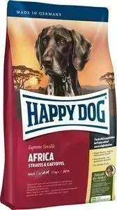 Сухой корм Happy Dog Supreme Sensible Adult 11kg+ Africa OstrichPotato с мясом страуса и картофелем для собак средних и крупных пород 12,5кг (03548)