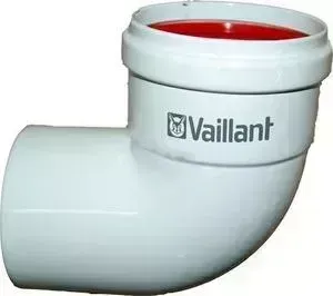 Отвод VAILLANT 90 град DN 80 с уплотнением из силикона