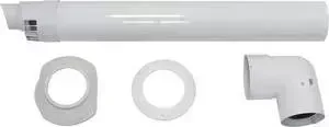 Комплект VAILLANT горизонтальный через стену 80/125 мм PP (303209)