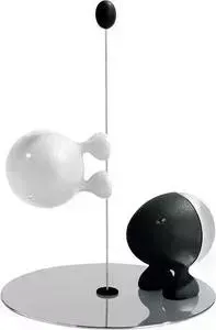 Солонка Alessi и перечница Lilliput черный - белый