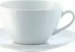 Набор из 4 округлых чашек с блюдцем 350 мл LSA International Dine (P019-13-997)