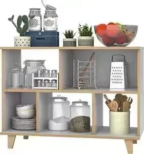 Стеллаж Manhattan Comfort netta Kitchen bmu 66-160 white