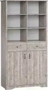 Стеллаж WOODCRAFT Лофт 2 ящика 2 двери