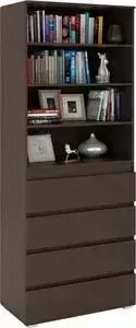 Стеллаж МАСТЕР -комод Триверо-61 (венге) МСТ-СКТ-61-ВМ-16