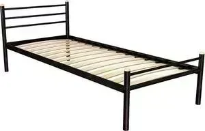 Кровать СТИЛЛМЕТ Экспо серый металлик 90x200