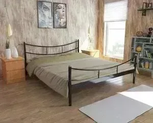Кровать СТИЛЛМЕТ Брио серый металлик 160x200