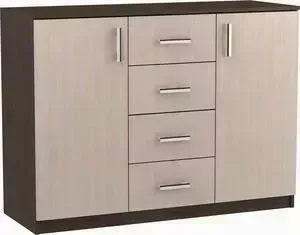 Комод ТД Ная 02 кондор комби венге дуб беленый