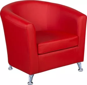 Фото №0 Кресло Шарм-Дизайн Евро экокожа красный