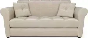 Диван Mebel Ars Гранд бархат бежевый / STAR VELVET 6 LIGHT BEIGE ППУ