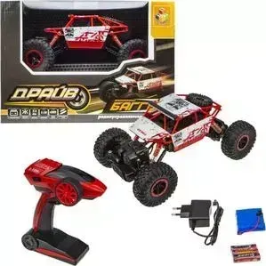 Машинка 1TOY на радиоуправлении Бигвил раллийная красно-белый Т10956