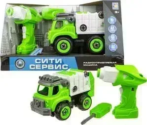 Машинка 1TOY на радиоуправлении Сити-сервис экослужба Т16967