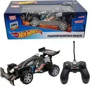 Машинка 1TOY на радиоуправлении багги cо светом скорость до 17км/ч чёрная Т10984