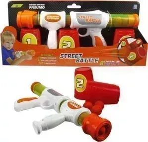 Игрушечное оружие 1TOY Street Battle с мягкими шариками 12 шариков Т13646
