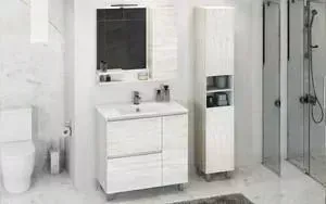 Мебель для ванной Comforty Верона 90 дуб белый