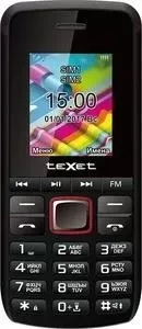 Мобильный телефон TeXet TM-203 черный-красный
