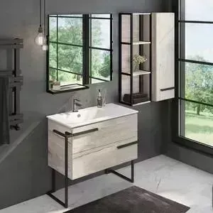 Мебель для ванной Comforty Дюссельдорф 97 дуб дымчатый