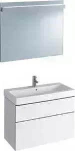 Мебель для ванной Geberit iCon 90 белый глянец, 2 ящика