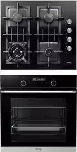 Встраиваемый комплект KORTING HGG 665 CTN + OKB 8101 N STEAM