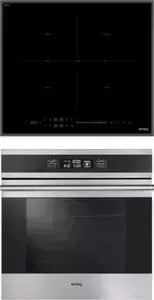 Встраиваемый комплект KORTING HIB 64940 B Max + OKB 9101 CFX