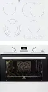 Встраиваемый комплект ELECTROLUX EHF 96547 SW + EOB 93434 AW