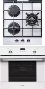 Встраиваемый комплект KORTING HGG 485 CTW + OKB 760 FW