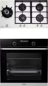 Встраиваемый комплект KORTING HGG 985 CTW + OKB 8101 N STEAM