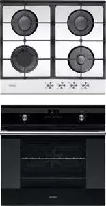 Встраиваемый комплект KORTING HGG 660 CW + OKB 760 FN