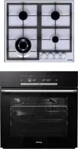 Встраиваемый комплект KORTING HG 665 CTW + OKB 9133 CEN