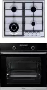 Встраиваемый комплект KORTING HG 665 CTW + OKB 8101 N STEAM