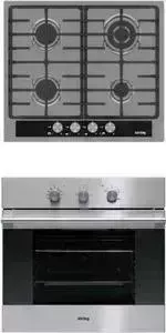 Встраиваемый комплект KORTING HG 665 CTGX + OGG 541 CFX