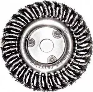 Корщетка FIT -колесо 125мм витая (39103)