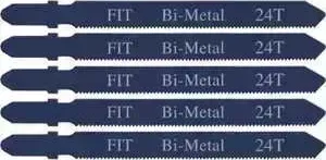 Пилки для лобзика FIT 75мм 5шт (41120)
