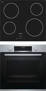 Встраиваемый комплект BOSCH PKE611D17E + HBG537NS0R