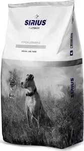 Сухой корм SIRIUS Platinum Hypoallergenic утка с овощами для взрослых собак 12кг