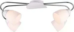 Люстра Imex потолочная MD.8410-4-S CH+WH 4*60Вт E27
