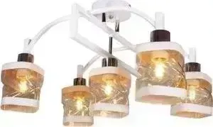 Люстра Imex потолочная MD.51503-5-S WH+FGD 5*60Вт E27