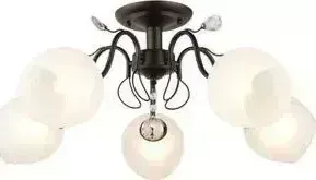 Люстра Imex потолочная MD.0636-5-S BK 5*60Вт Е27