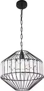 Люстра Imex подвесная MD.1710-1-P BK 1*60Вт E27
