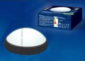 Потолочный светодиодный светильник UNIEL ULW-R03-8W/NW IP65 BLACK