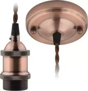 Подвесной светильник UNIEL DLC-V-S22K/E27 TS/1,5M/BL Bronze