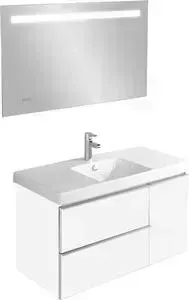 Мебель для ванной JACOB DELAFON Odeon Up 105x50 белый, 2 ящика, 1 дверка