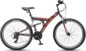 Велосипед STELS Focus V 26" 18-sp V030 18" Черный/красный