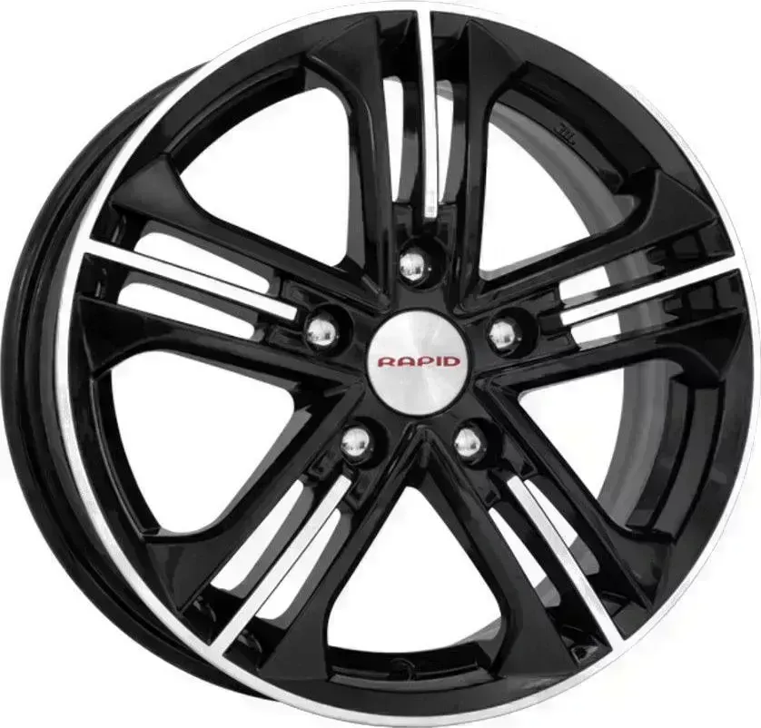 Диск автомобильный КиК Trinity (КС615)6,0\R15 5*114,3 ET45d67,1Алмаз-черный[] 6,0//R15