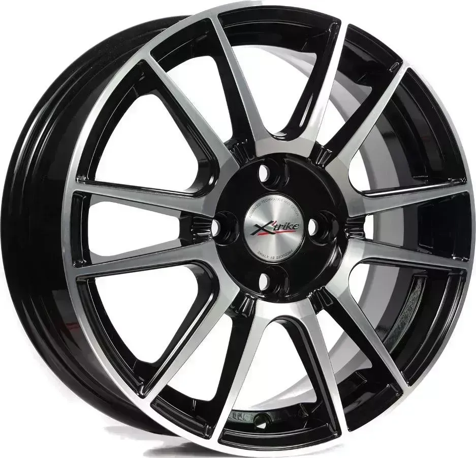 Диск автомобильный X'trike X-1276,0\R15 4*100 ET45d60,1BK/FP[] 6,0//R15