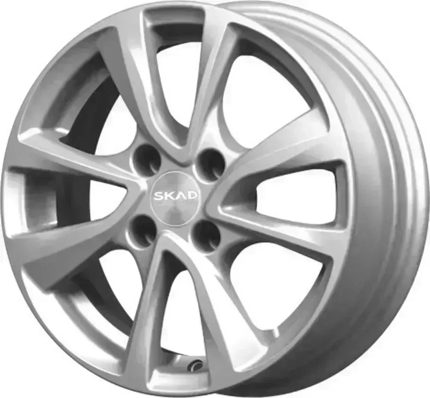 Диск автомобильный СКАД Ницца5,5\R14 4*100 ET45d67,1[] 5,5//R14