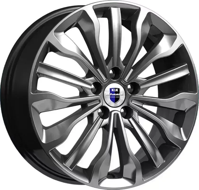 Диск автомобильный КиК Атакама (КС756)6,5\R17 5*108 ET50d63,35Дарк платинум[] 6,5//R17