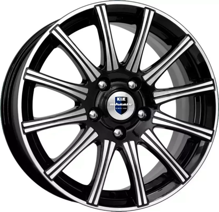 Диск автомобильный КиК Сиеста-ориг. (КС474)6,0\R15 4*100 ET50d60,1Алмаз-черный[] 6,0//R15