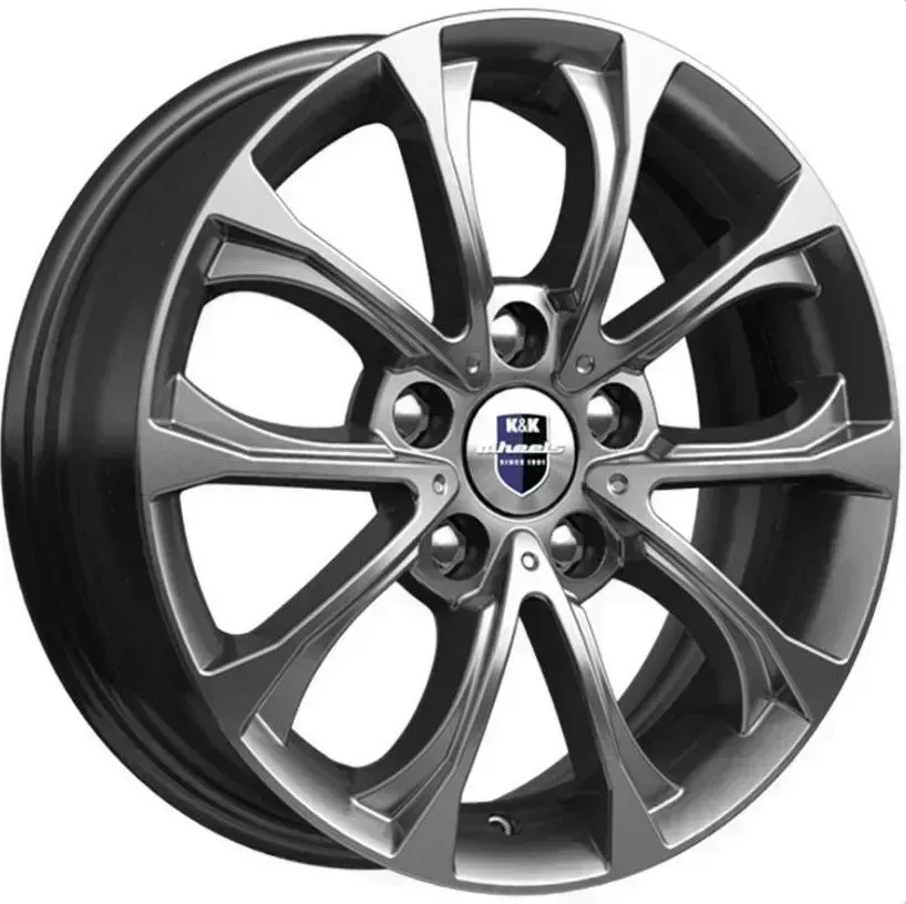 Диск автомобильный КиК Urals (КС732)6,5\R15 5*114,3 ET45d67,1Дарк платинум[] 6,5//R15